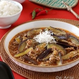 【電子レンジで紫色をキープ!】ピリ辛!麻婆茄子